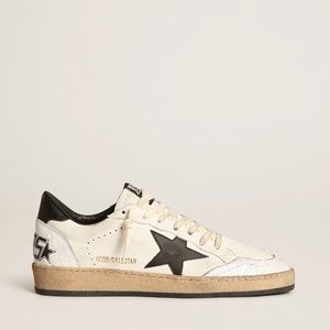 Golden Goose - Women's Ball Star in nappa with white star and black heel tab